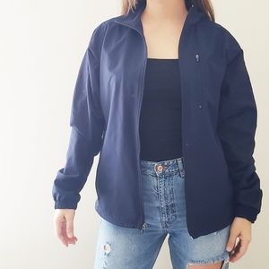 Champion navy blue windbreaker